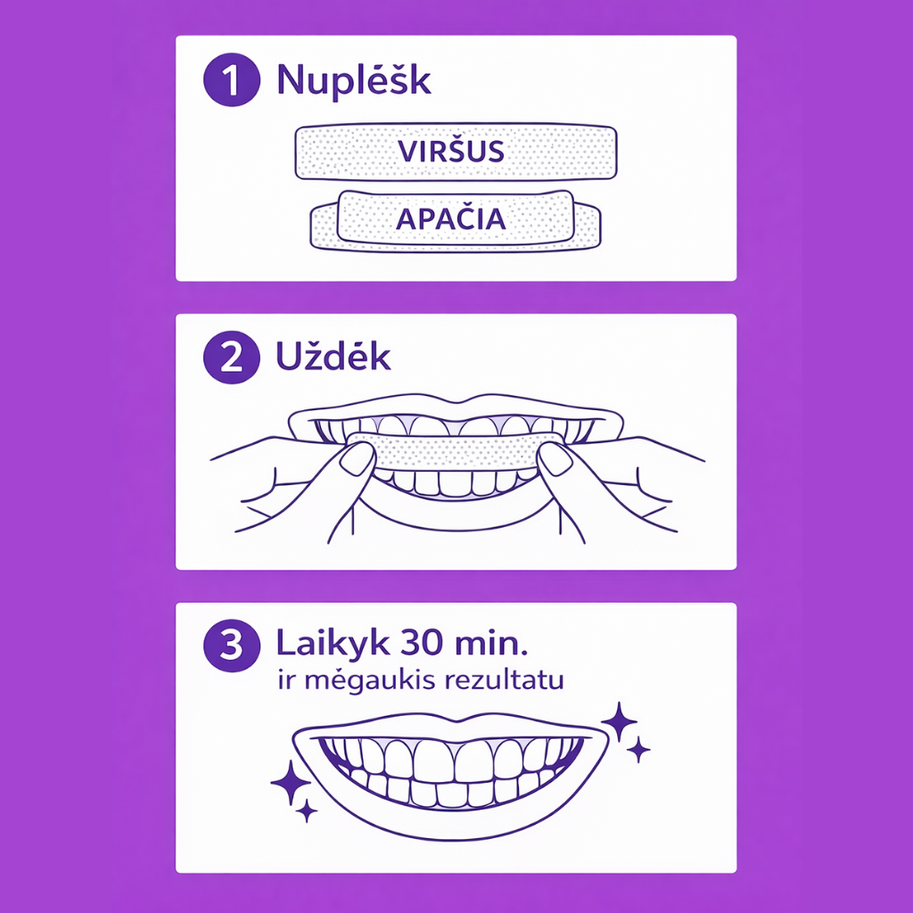 Dantų Balinimo Juostelės