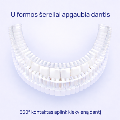 Brushie U360 elektrinis dantų šepetėlis