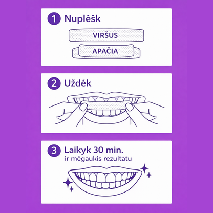 Dantų Balinimo Juostelės